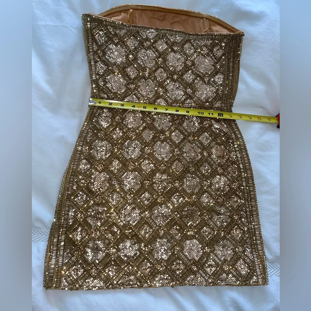 Retrofete HEATHER SEQUIN CHAINMAIL DRESS - size small - Picture 15 of 17